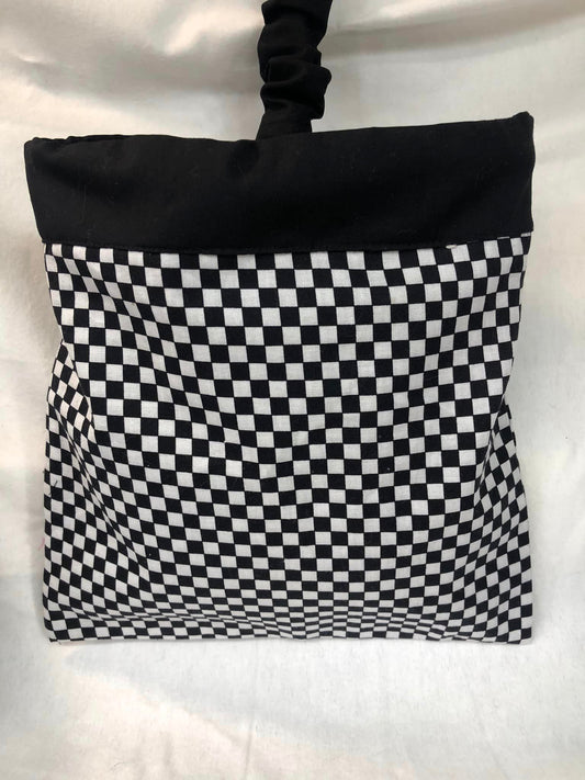 Checkered-Handmade Car Trash Cans-Fully Lined