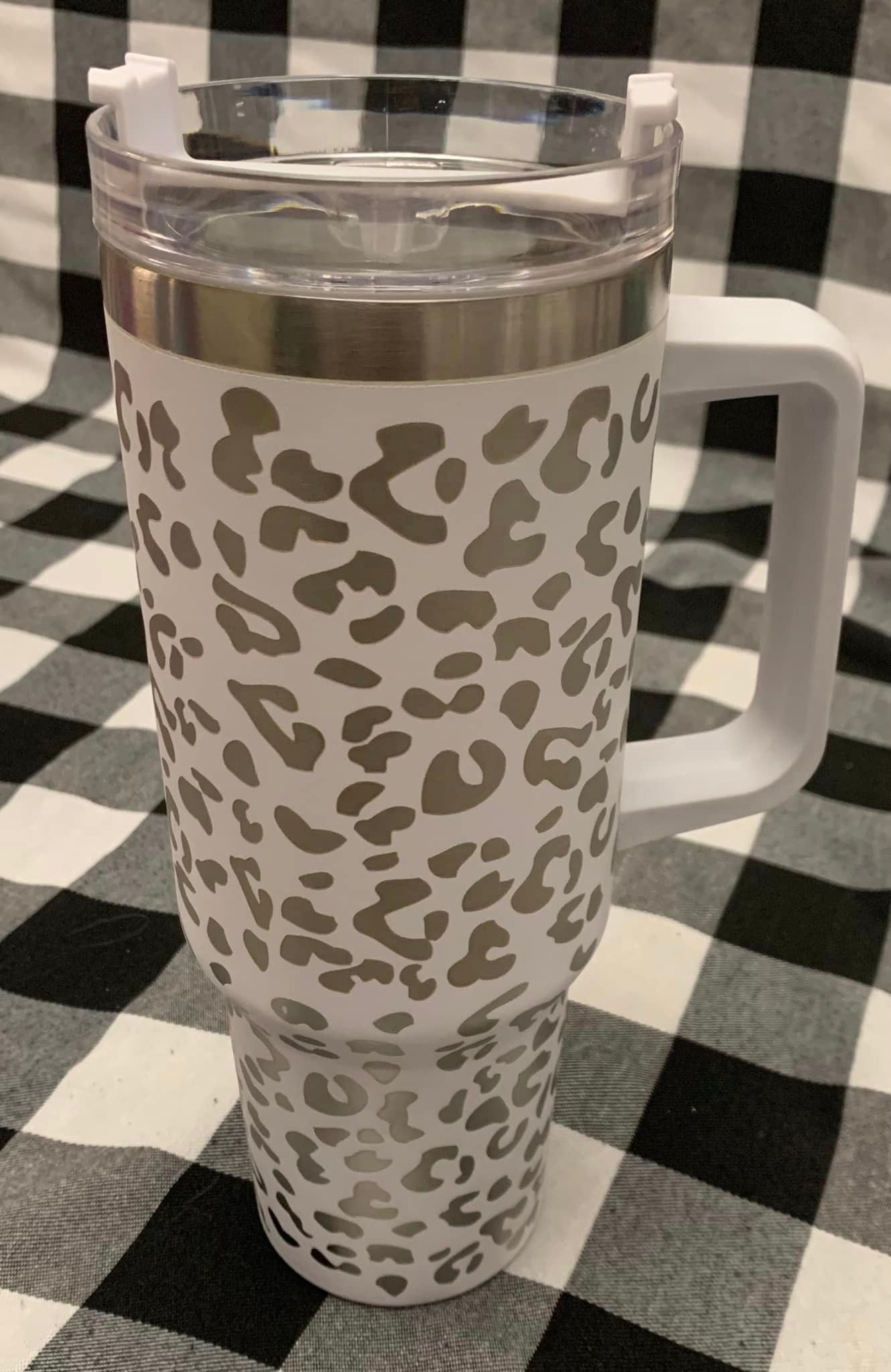 40oz Tumblers- Leopard and Solid Colors