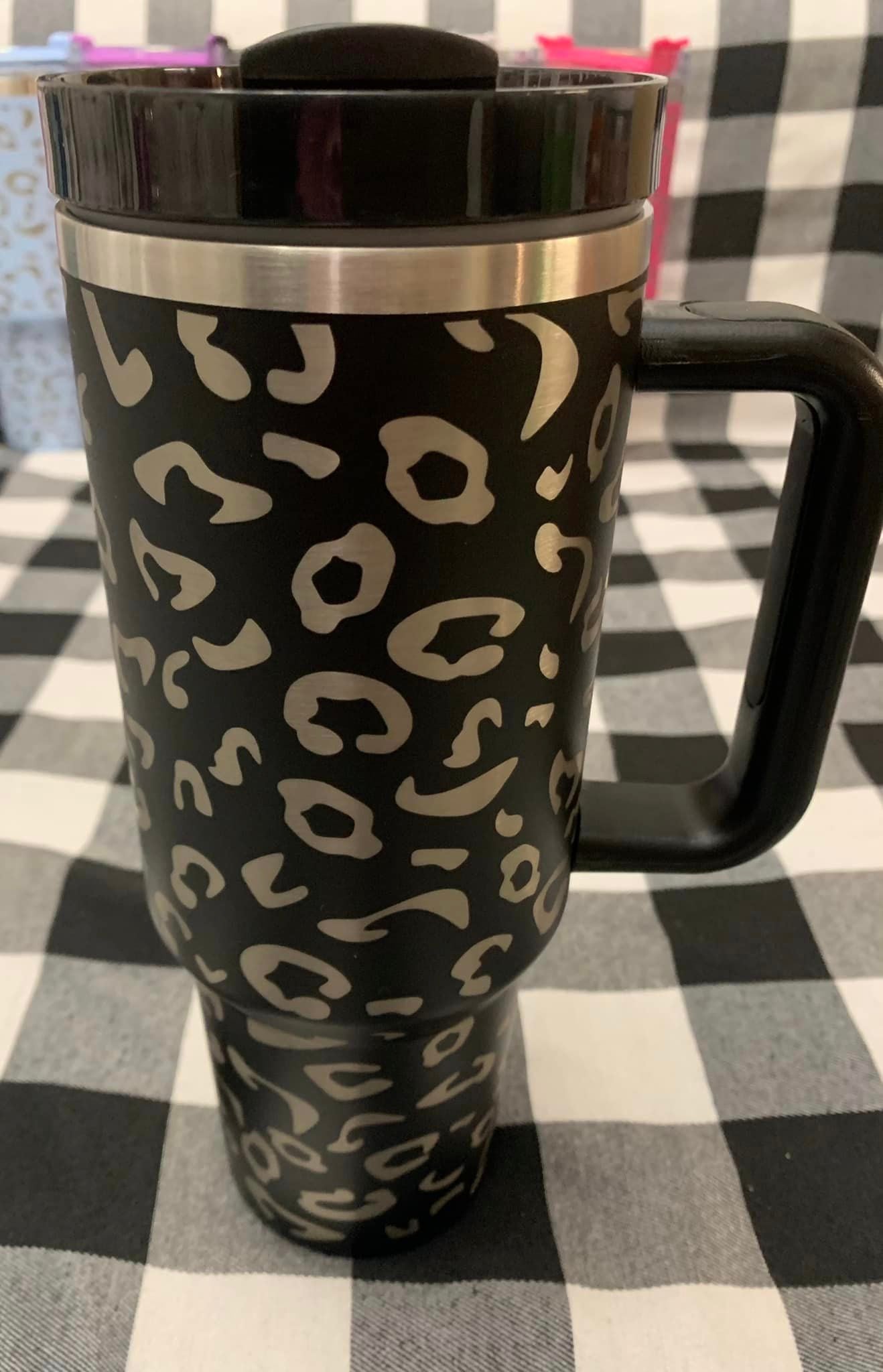 40oz Tumblers- Leopard and Solid Colors