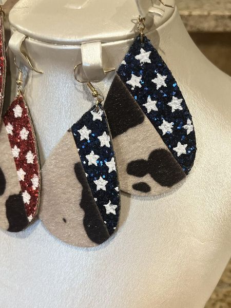 Cowhide Earrings