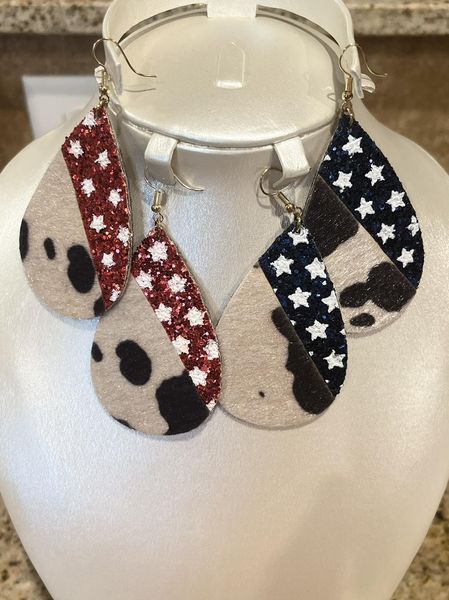 Cowhide Earrings