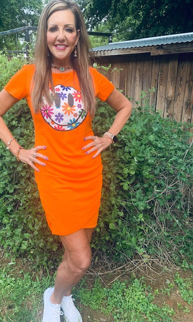 Happy Face Tshirt Dress