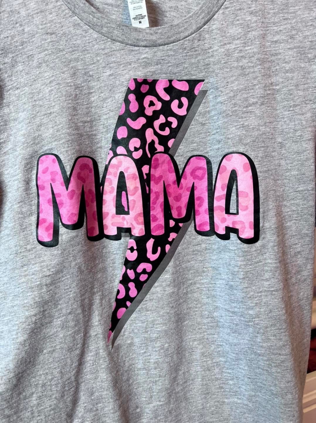 Mama Lightning Bolt Tee